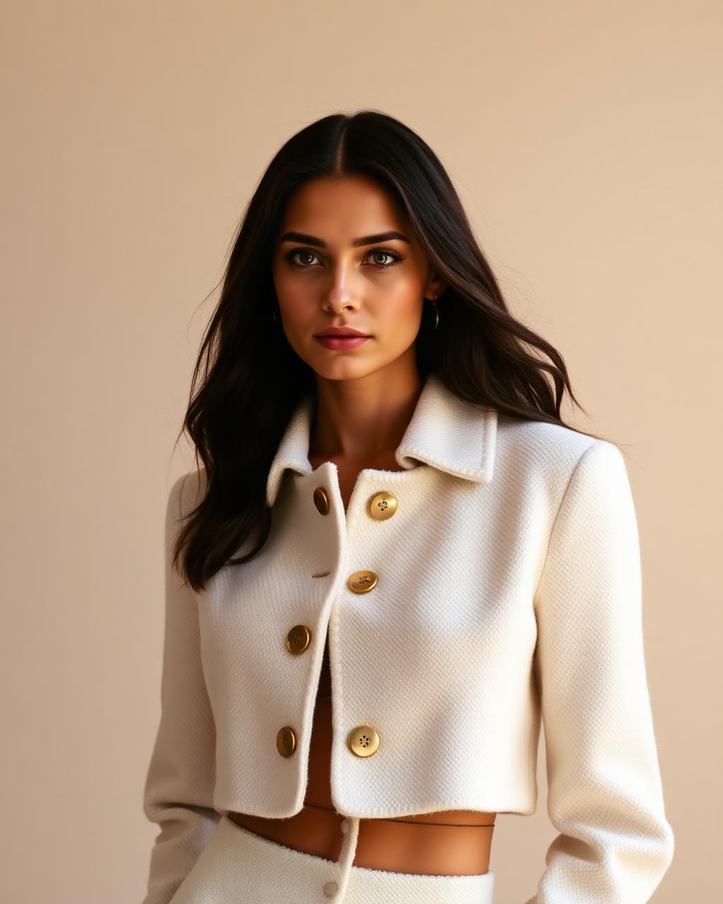 Belgrave Cropped Boucle Jacket