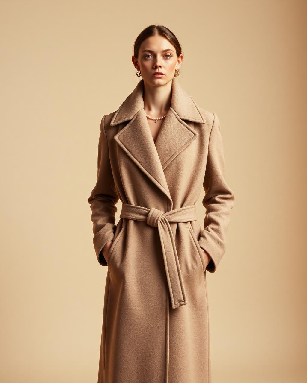 Bloomsbury Belted Wool Coat