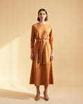 Cadogan Belted Midi Dress