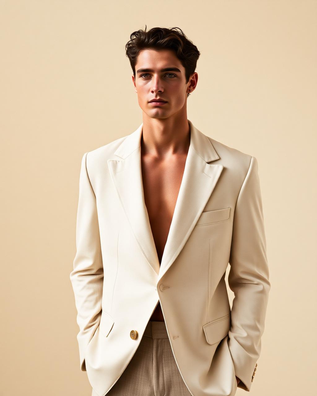 Farringdon Cream Blazer