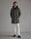 Finchley Water-Repellent Parka in olive