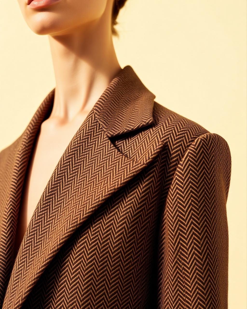 Holborn Herringbone Jacket detail