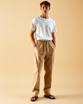 Holland Linen Drawstring Trousers