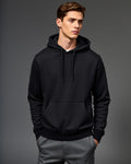 Holloway Cotton Hoodie in charcoal