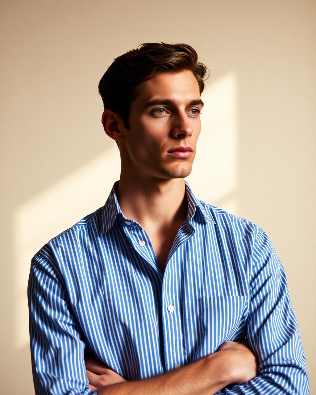 Spitalfields Striped Cotton Shirt