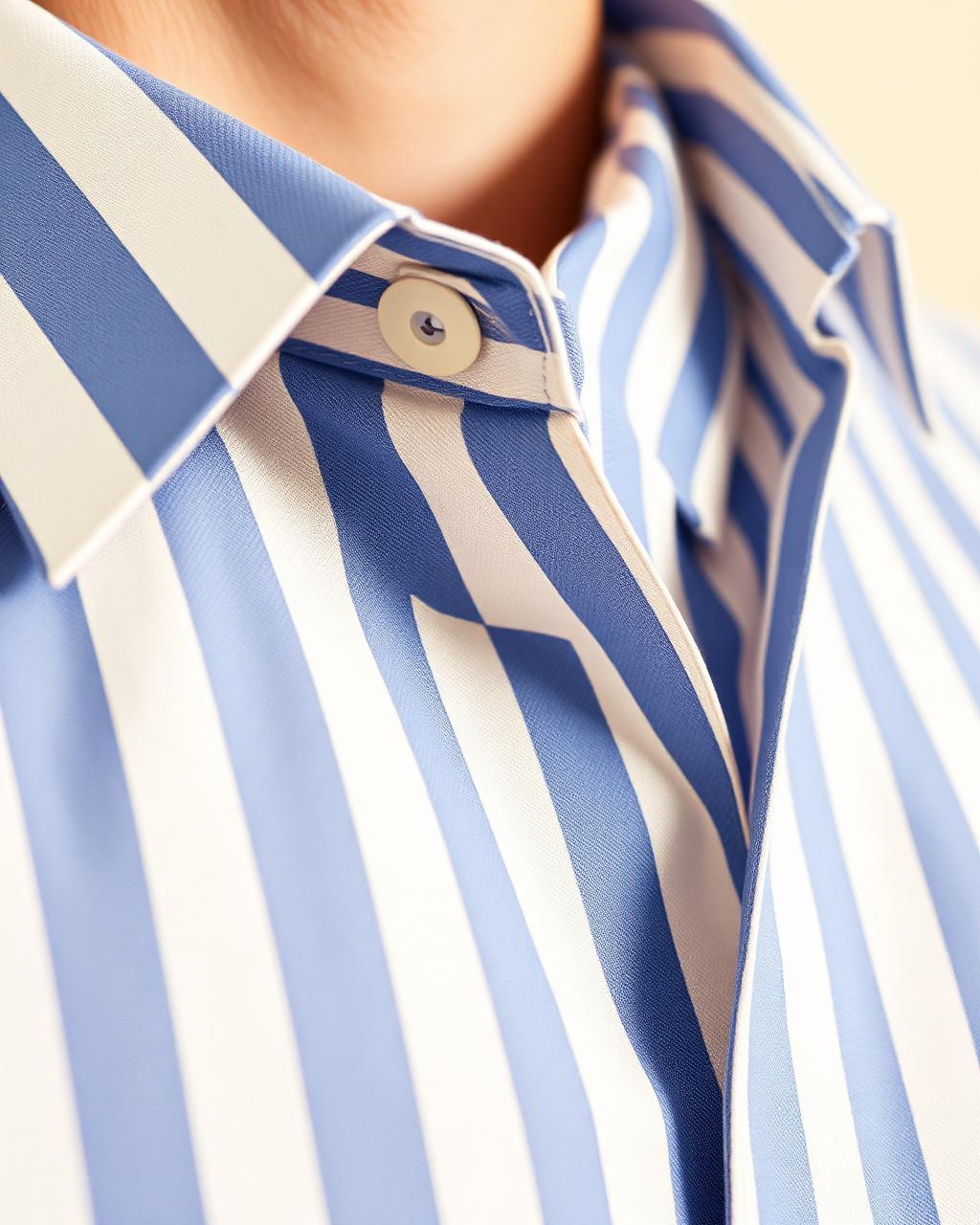 Spitalfields Striped Cotton Shirt detail