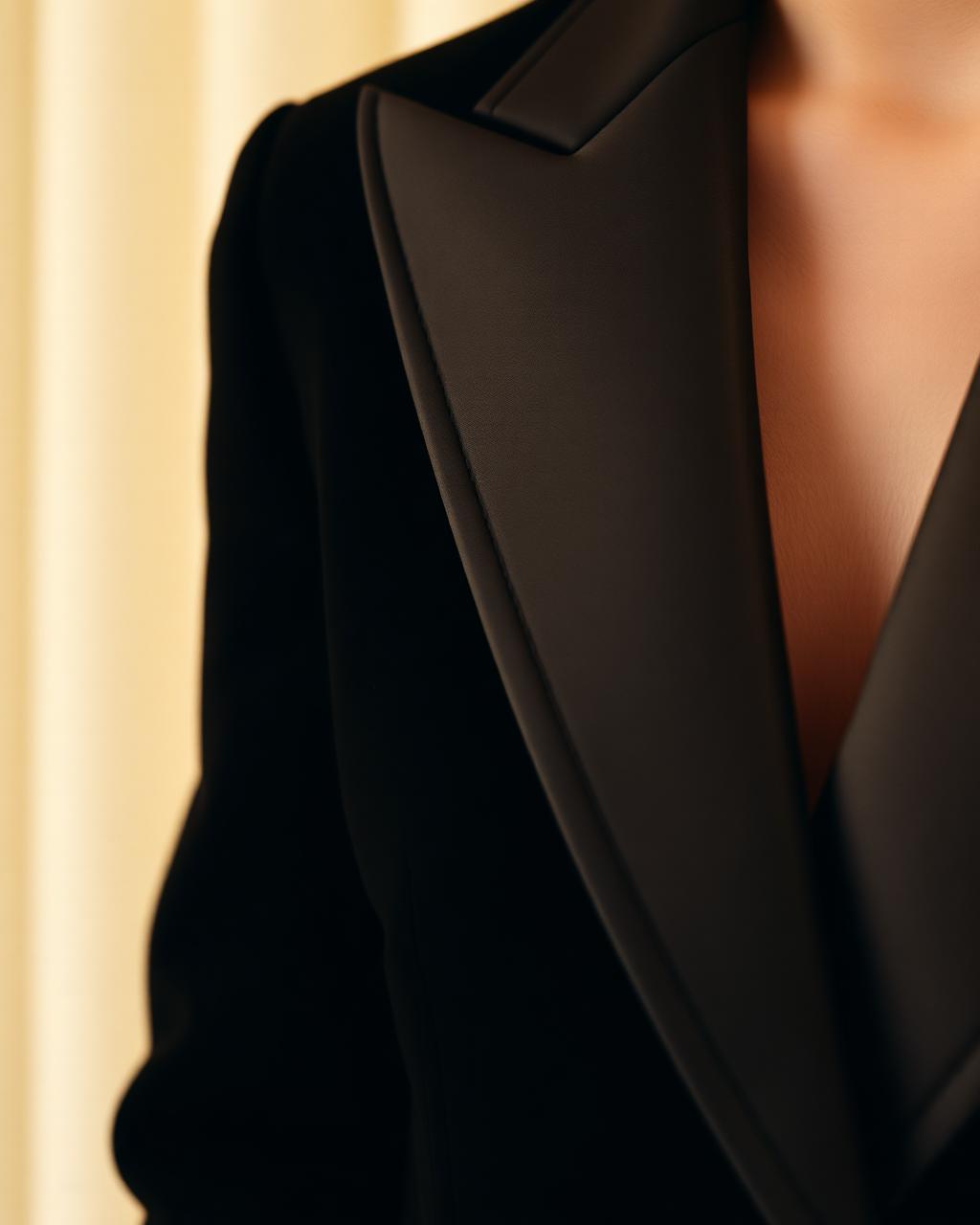 Strand Peak Lapel Blazer detail