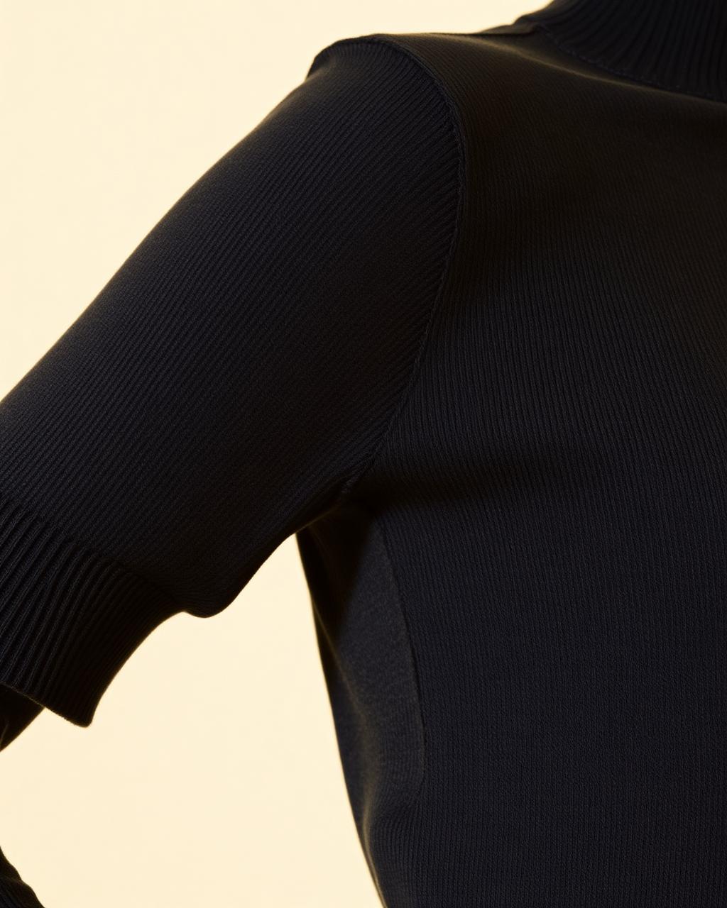 Vauxhall Merino Knit Top detail