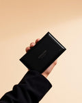 Waterloo Slim Leather Wallet in black